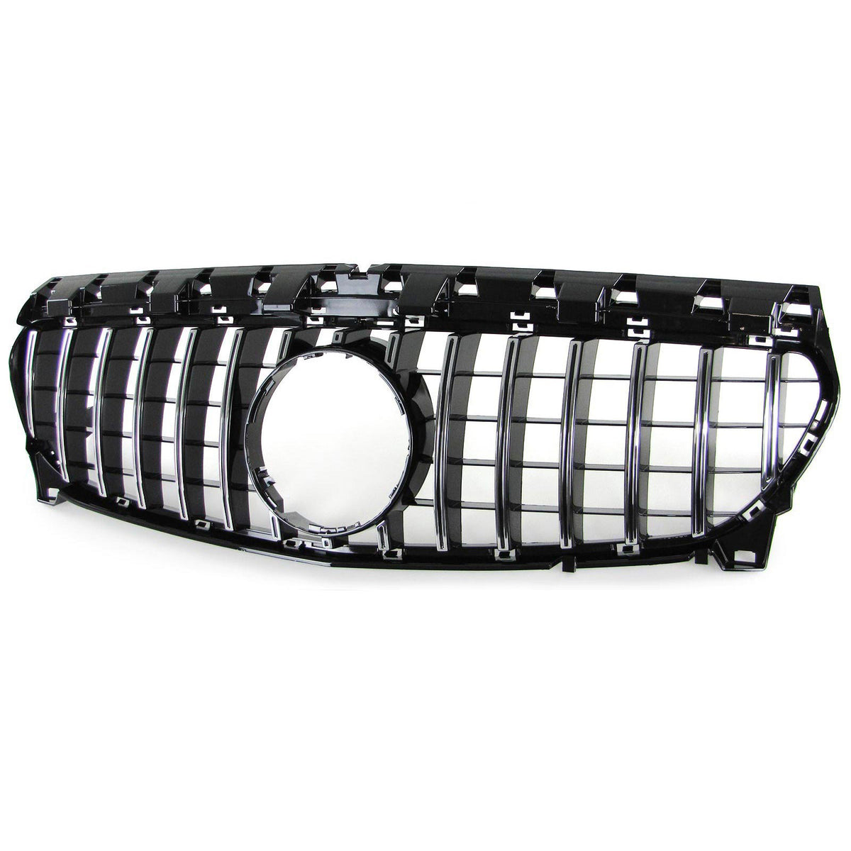 Sport Grille - 100% Passend & Eenvoudig te Monteren - Zwart Chroom