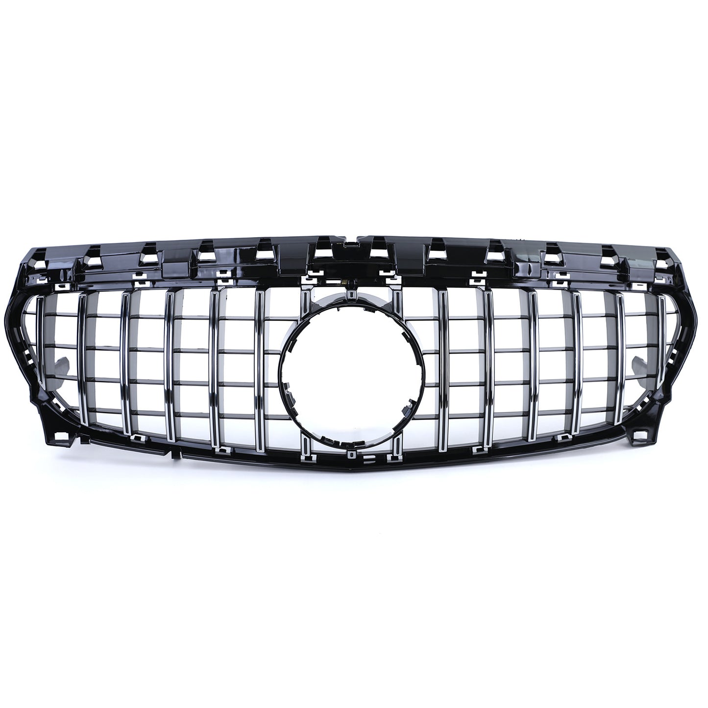 Sport Grille - 100% Passend & Eenvoudig te Monteren - Zwart Chroom
