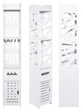 KAST - Semi-open - 5 planken - Wit - 120x20x20 cm