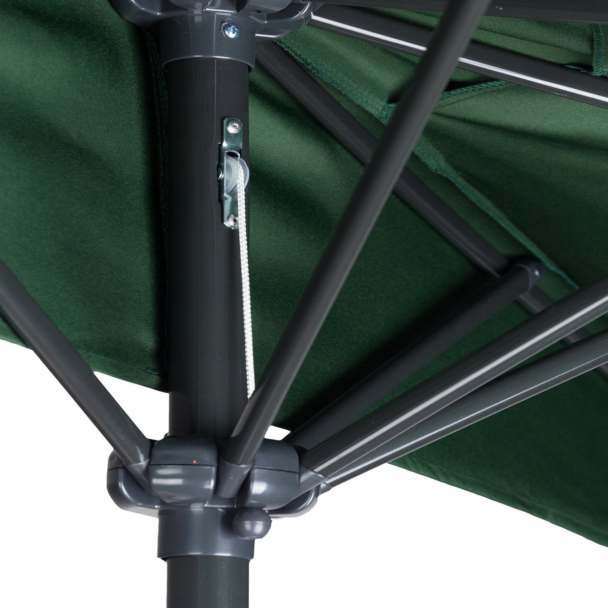 Balkonparasol - 2,7m Diameter - Waterdicht Polyester - Groen
