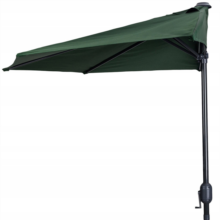 Balkonparasol - 2,7m Diameter - Waterdicht Polyester - Groen