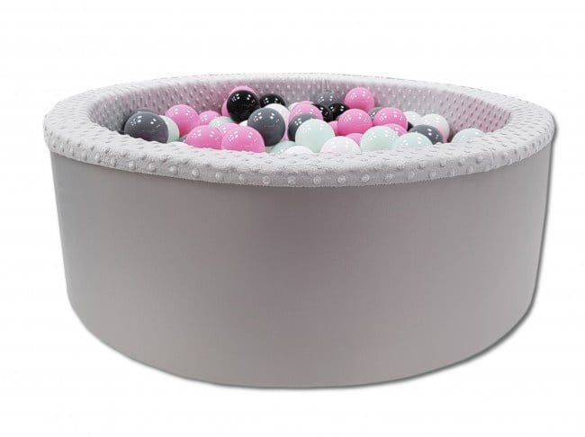 Ballenbak Foam 200 Ballen Waterdicht Wasbare Hoes Grijs 90cm