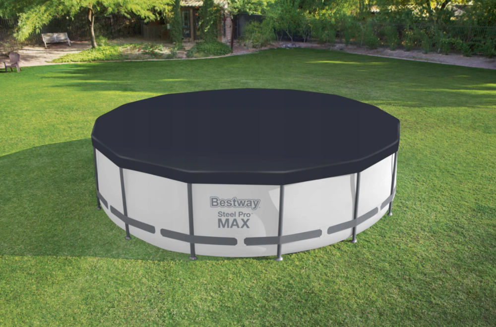 ZWEMBAD AFDEKZEIL - 305 cm Diameter - Zwart