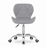 BUREAUSTOEL - Ergonomisch, Draaibaar, Eco-leer - Grijs/Wit