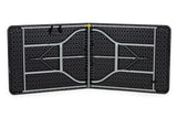 CAMPINGTAFEL - Opklapbaar HDPE-Staal - Zwart 180x70 cm