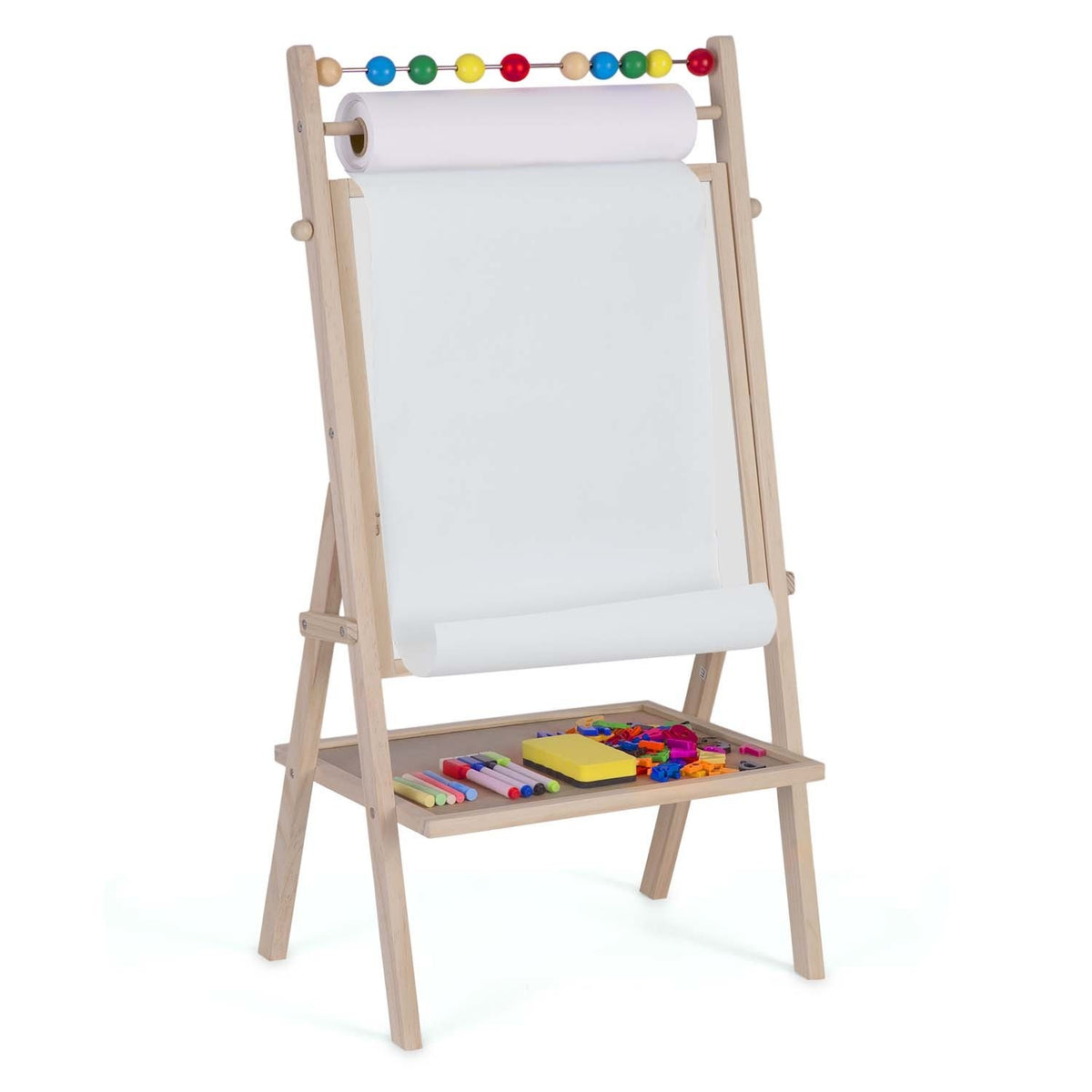 SCHRIJFBORD - Magnetisch & Krijt - 62x28x44 cm