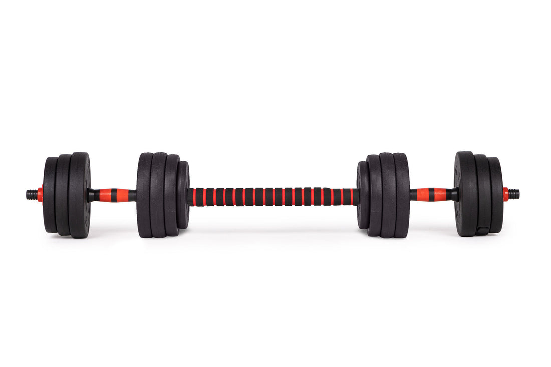 Dumbbells - verstelbaar 40 kg - zwart