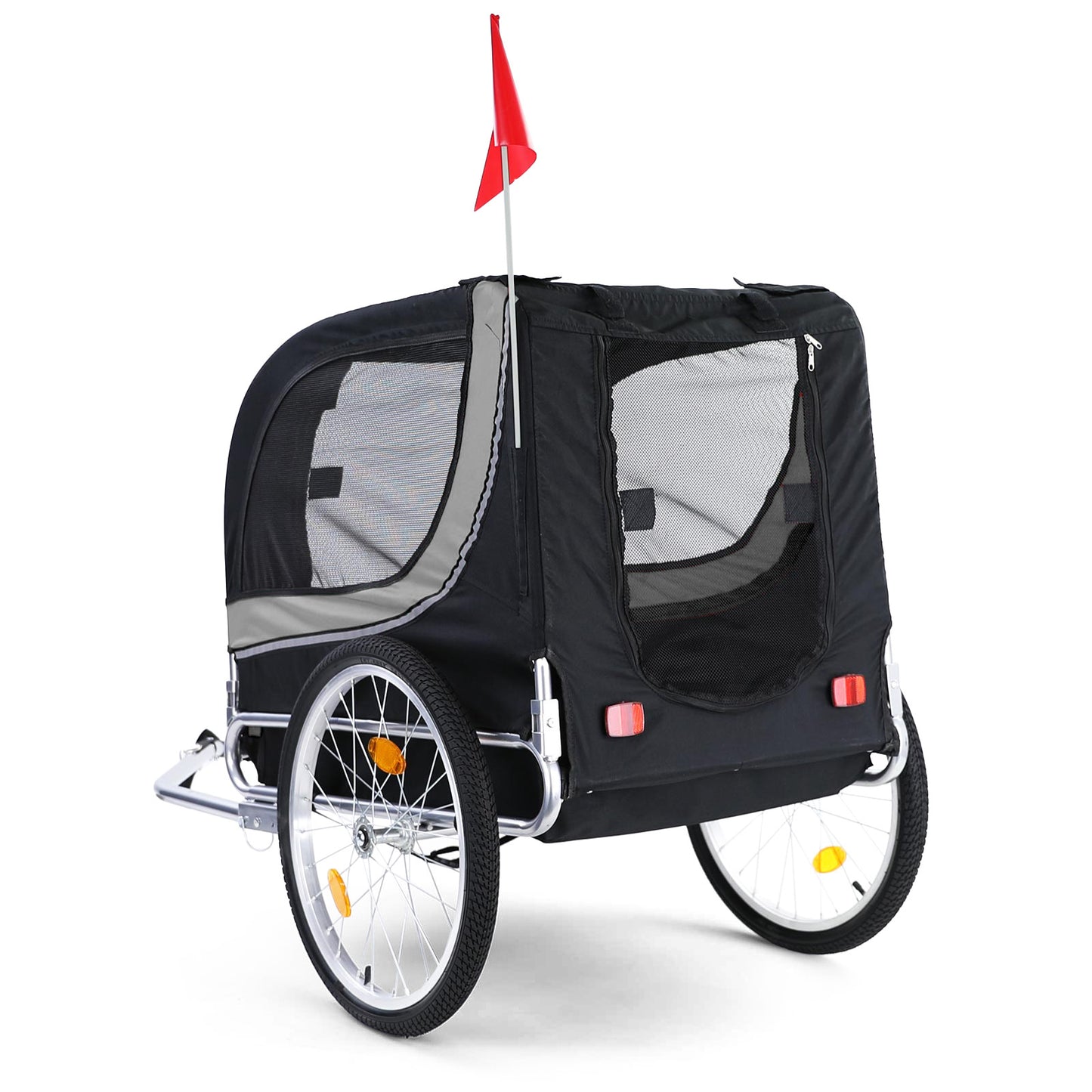 FIETSKAR - Opvouwbaar tot 40 kg - Grijs/Zwart