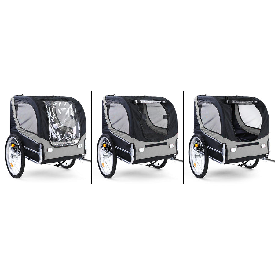FIETSKAR - Opvouwbaar tot 40 kg - Grijs/Zwart