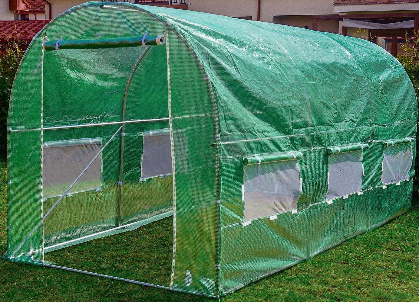 TUNNELKAS - UV-filter - groen - 450x200x200 cm