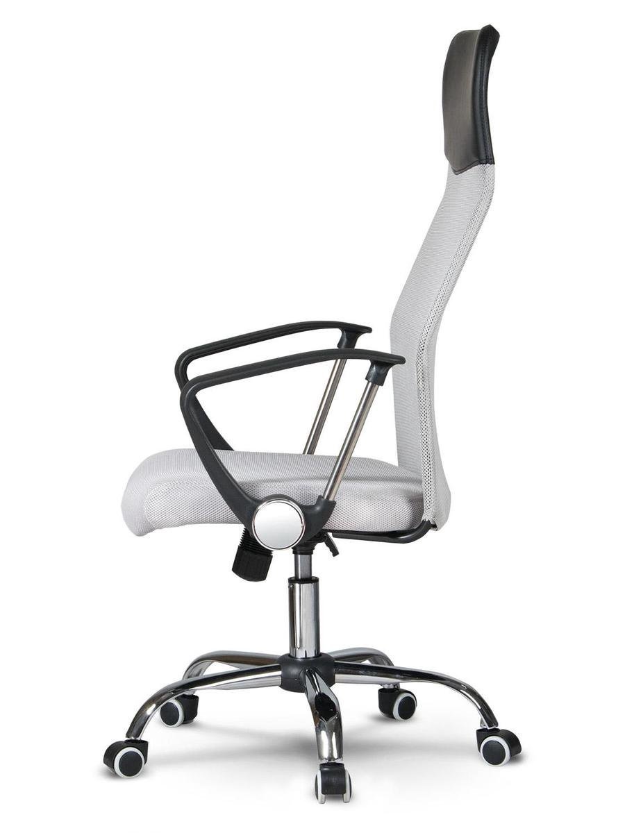 Fauteuil - Ergonomisch Microgrid, Verstelbare Zithoogte - Grijs