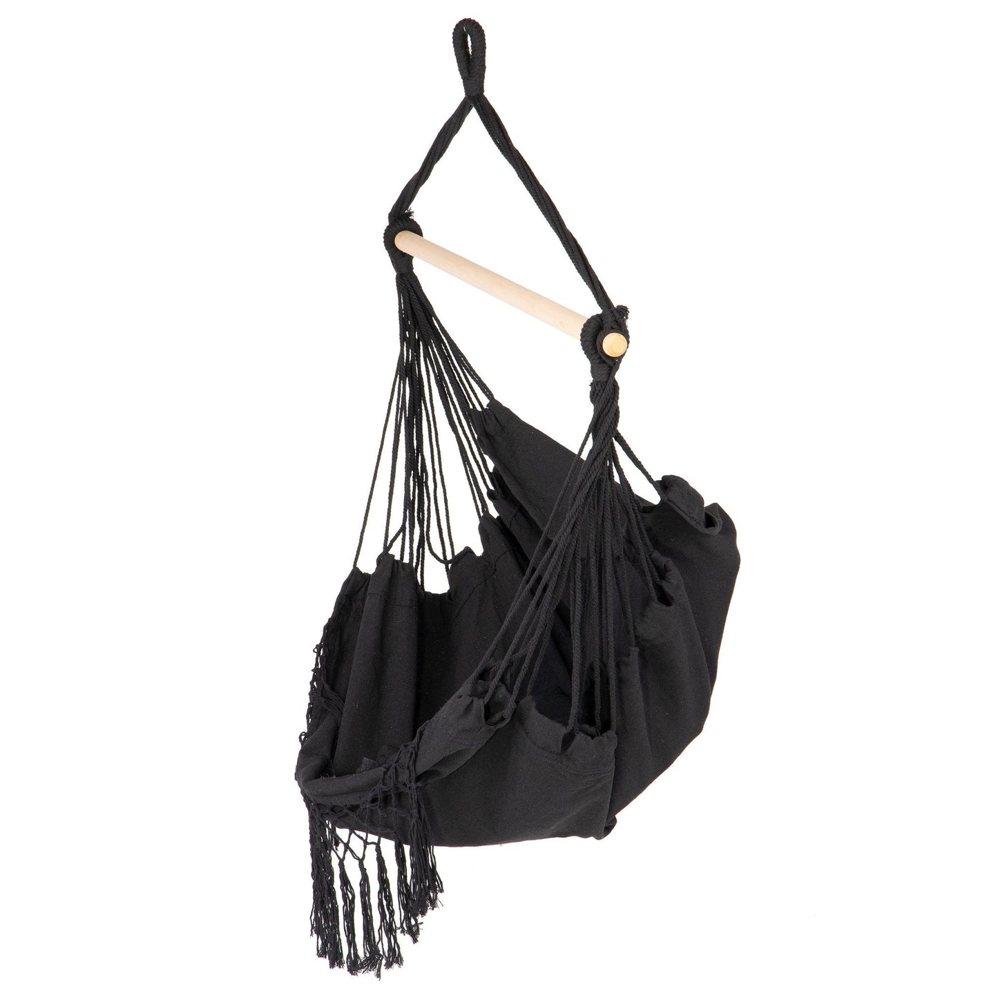 HANGSTOEL - Braziliaanse stijl - 130x96 cm - Zwart