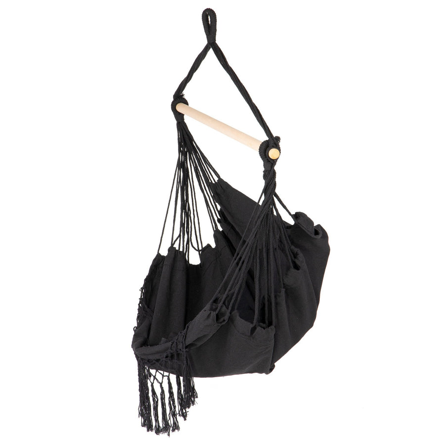 HANGSTOEL - Braziliaanse stijl - 130x96 cm - Zwart