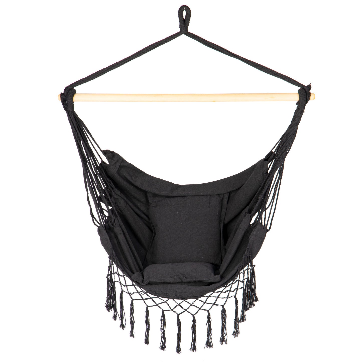 HANGSTOEL - Braziliaanse stijl - 130x96 cm - Zwart