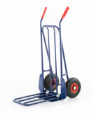 STEEKWAGEN - 280 kg draagvermogen - blauw rood