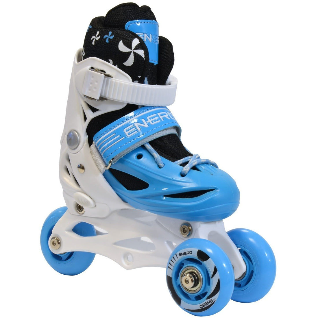 INLINE SKATES - 4-in-1 Verstelbaar - Blauw/Wit - Maat 26-29