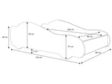 KINDERBED AUTO - Inclusief Matras - 160x80 cm