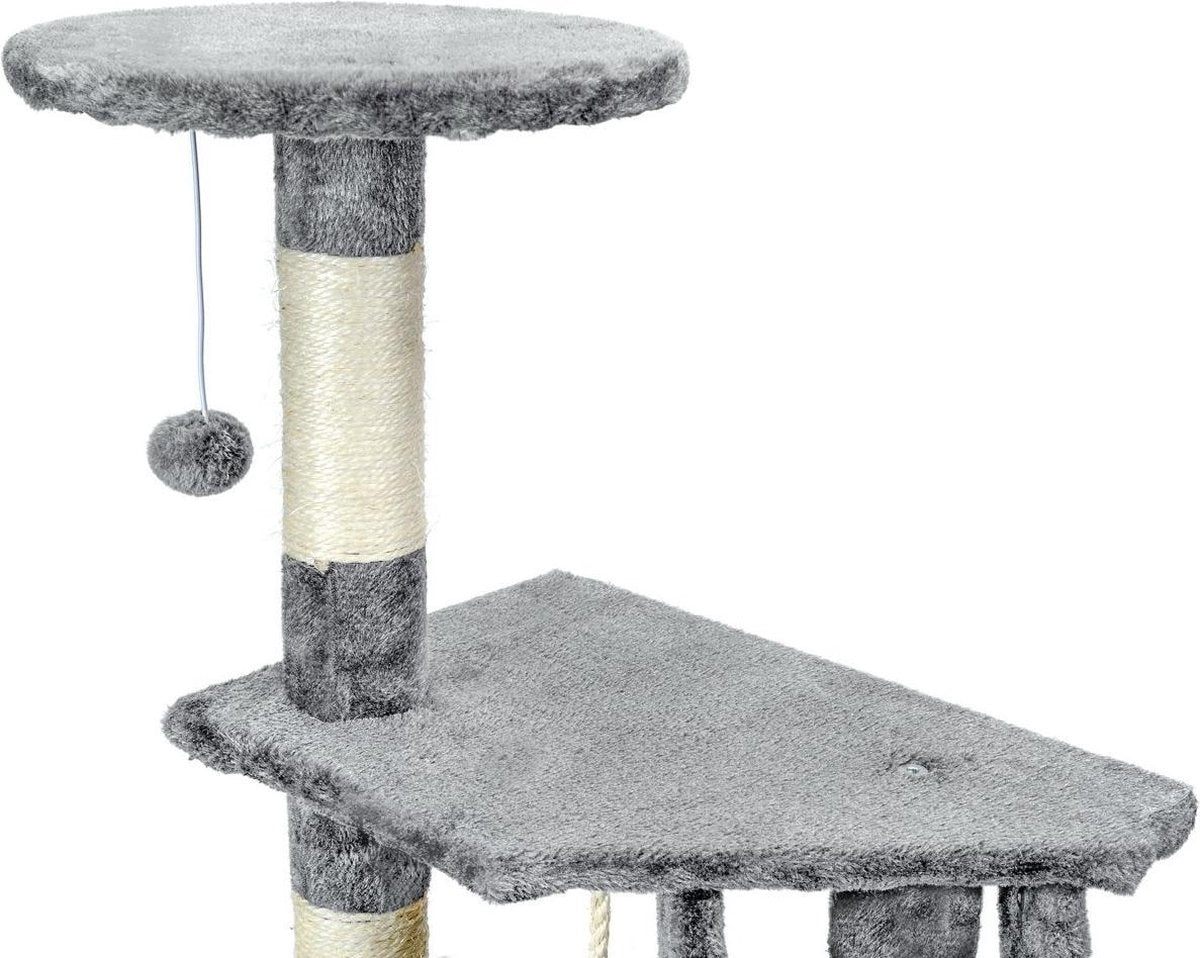 Kattenboom - stabiel en veilig - 117x79x50 cm grijs