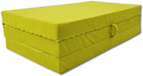 Logeermatras - Opvouwbaar, Comfortabel, Wasbare Hoes - Groen 200x120x10 cm