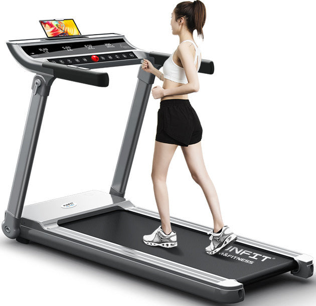 Loopband - 12 Programma's - Inklapbaar - 120kg - Zwart