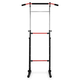 PULL-UP BAR - Verstelbare Hoogte 146-222 cm - Staalconstructie - Zwart