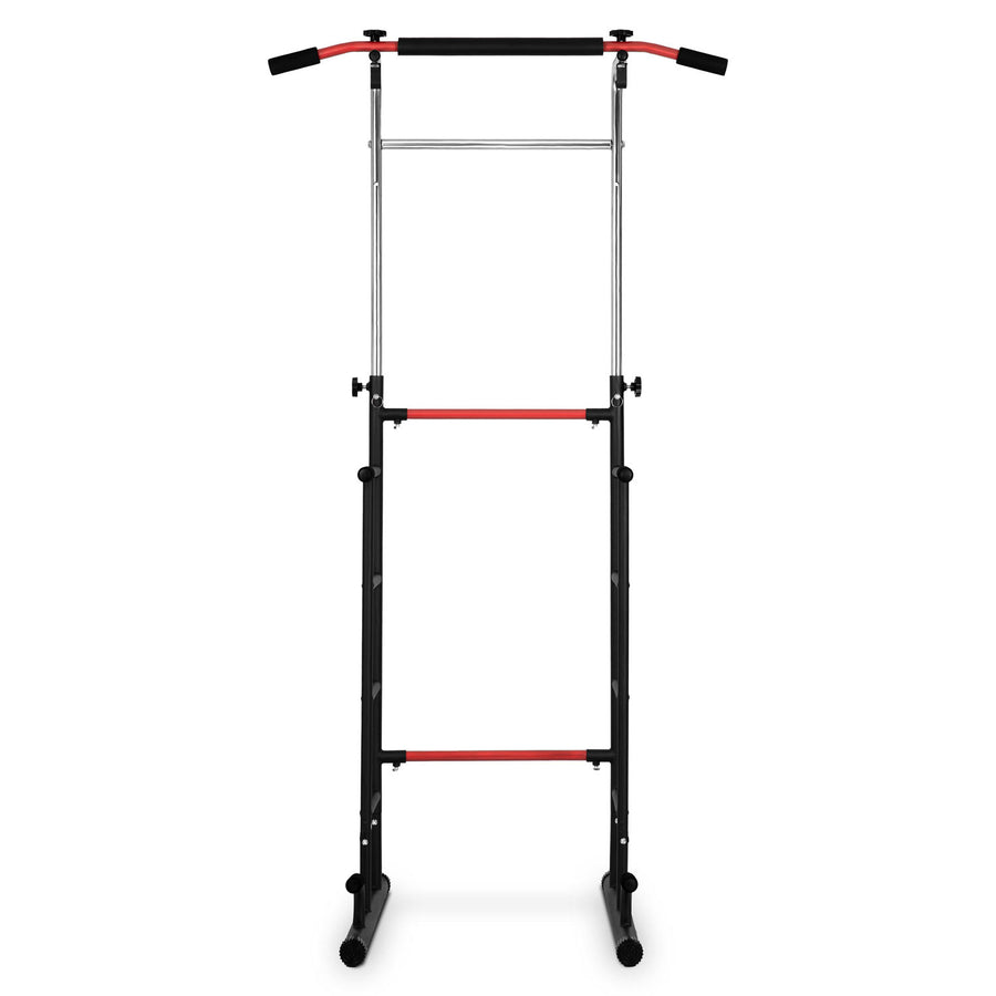 PULL-UP BAR - Verstelbare Hoogte 146-222 cm - Staalconstructie - Zwart