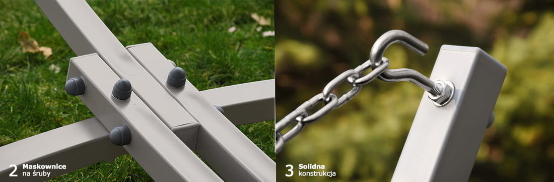 Hangmatstandaard - 2-in-1 Frame - 220 kg - Zwart