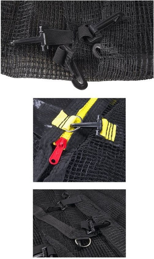 Trampoline net - Weerbestendig 180 cm Hoog - 396 cm