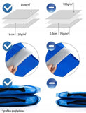 TRAMPOLINERAND - PVC EPE Schokbestendig - Blauw 305-312 cm