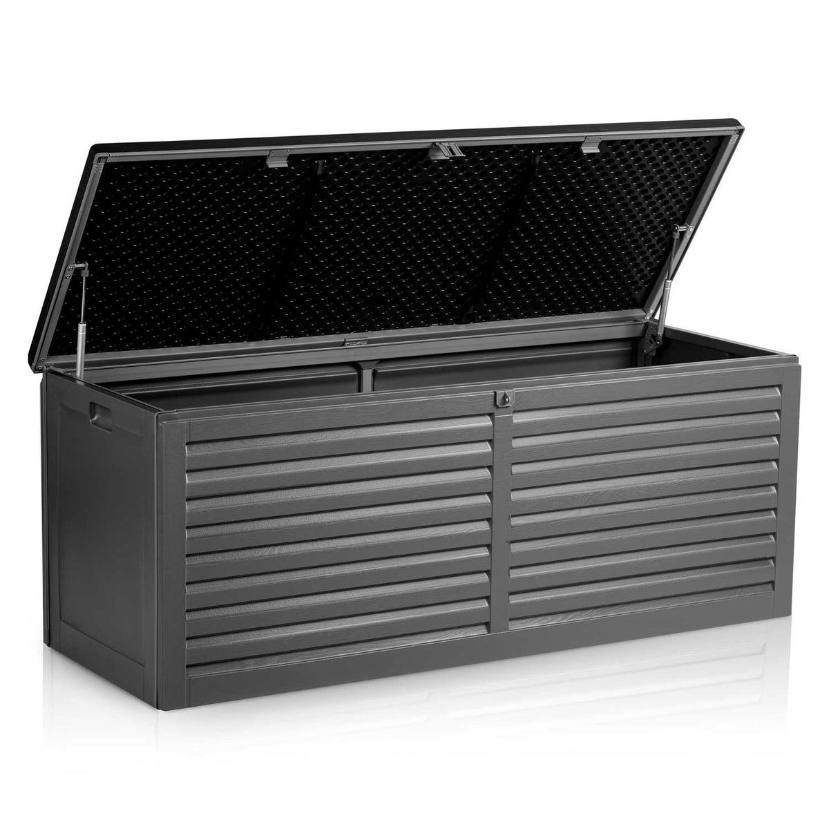 Kussenbox - Weerbestendig Kunststof - 390L - Zwart