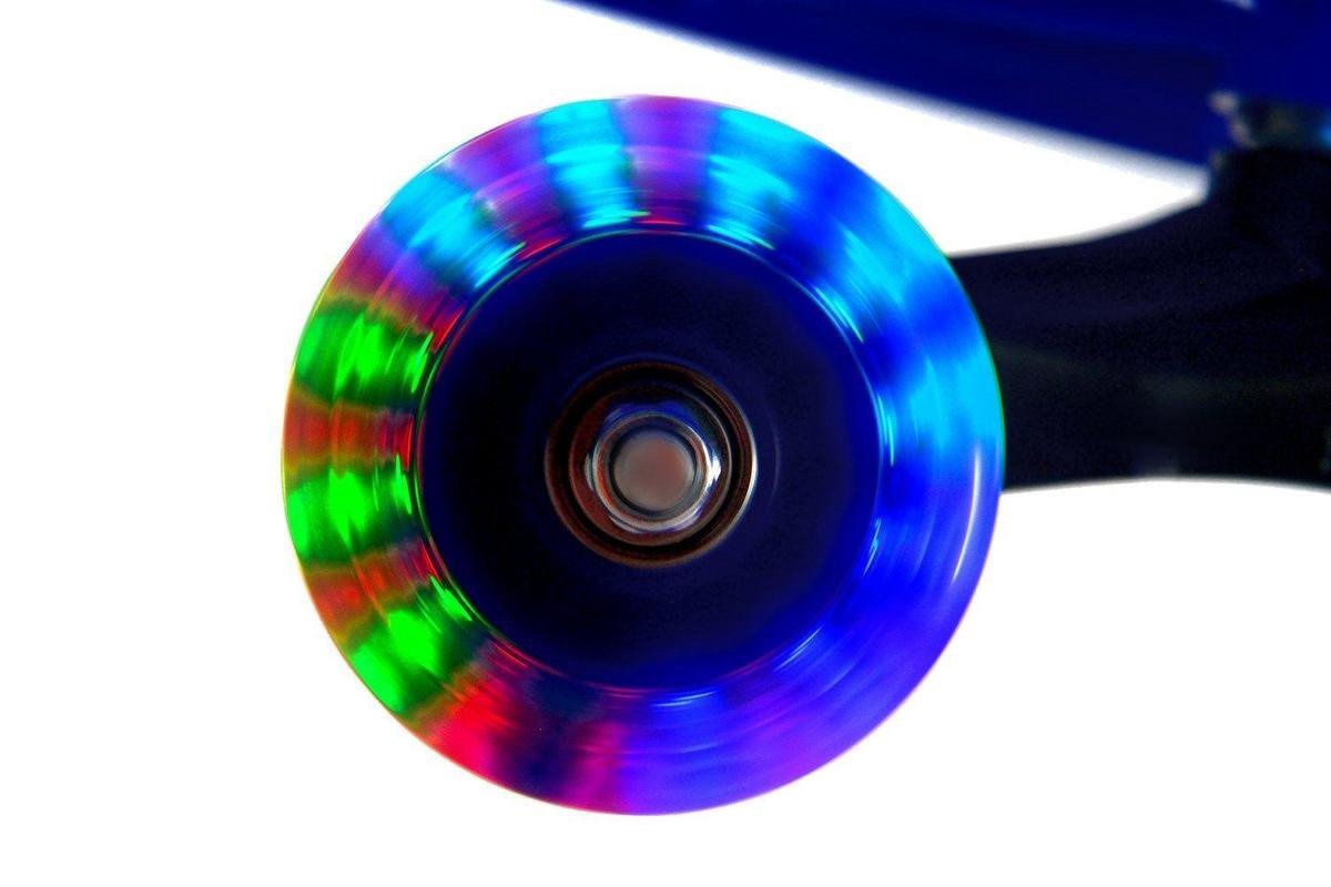 Wiggle-car - led-verlichte wielen - blauw