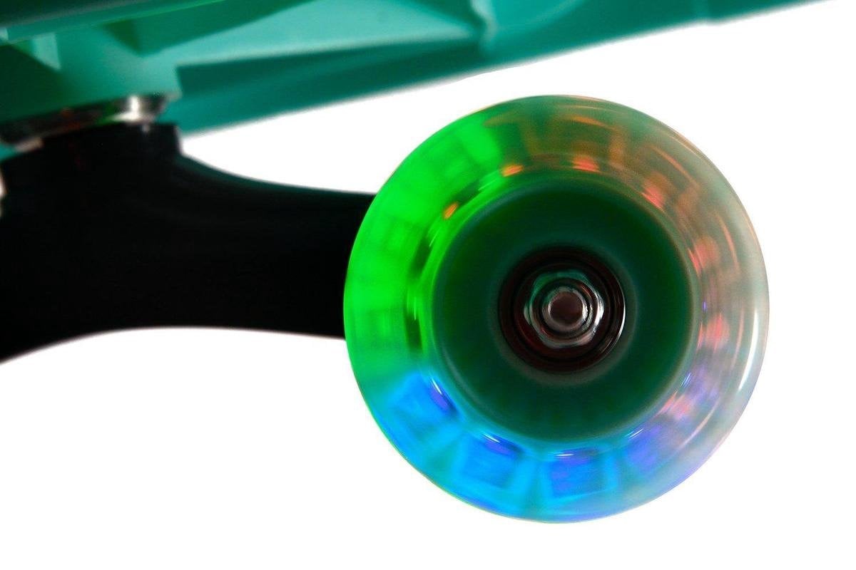 Wiggle-car - led-verlichte wielen - groen