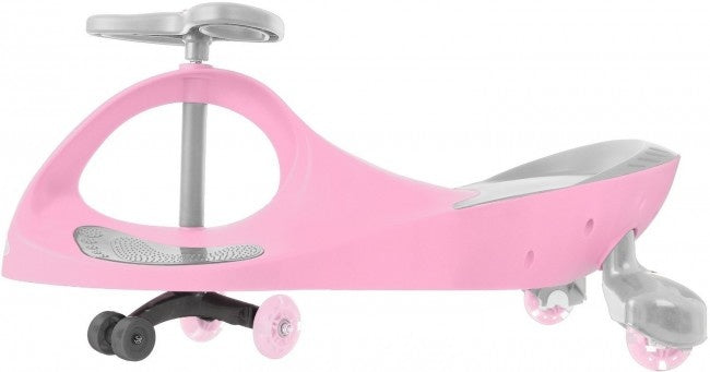 Wiggle-car - LED-verlichte wielen - Roze