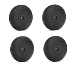HALTERSCHIJF SET - 20kg Gietijzer - Zwart