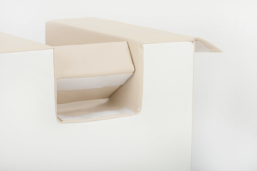 Foam Blokken Speelset - 7 Delen - T2130 Schuim - Beige/Wit