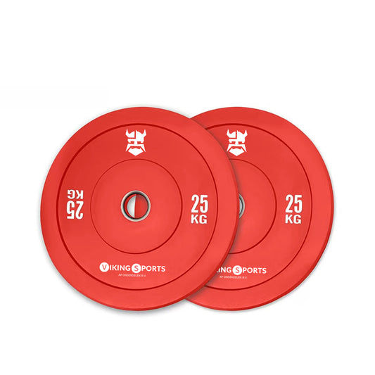 BUMPER PLATE - 25kg - 45cm Diameter - Rood