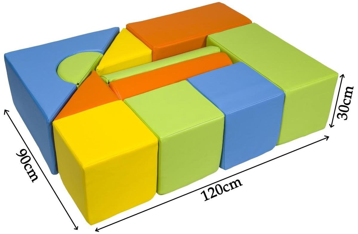 Foam Blokken Set - Veilig & Zacht, Hoge Elasticiteit - 11 Stuks