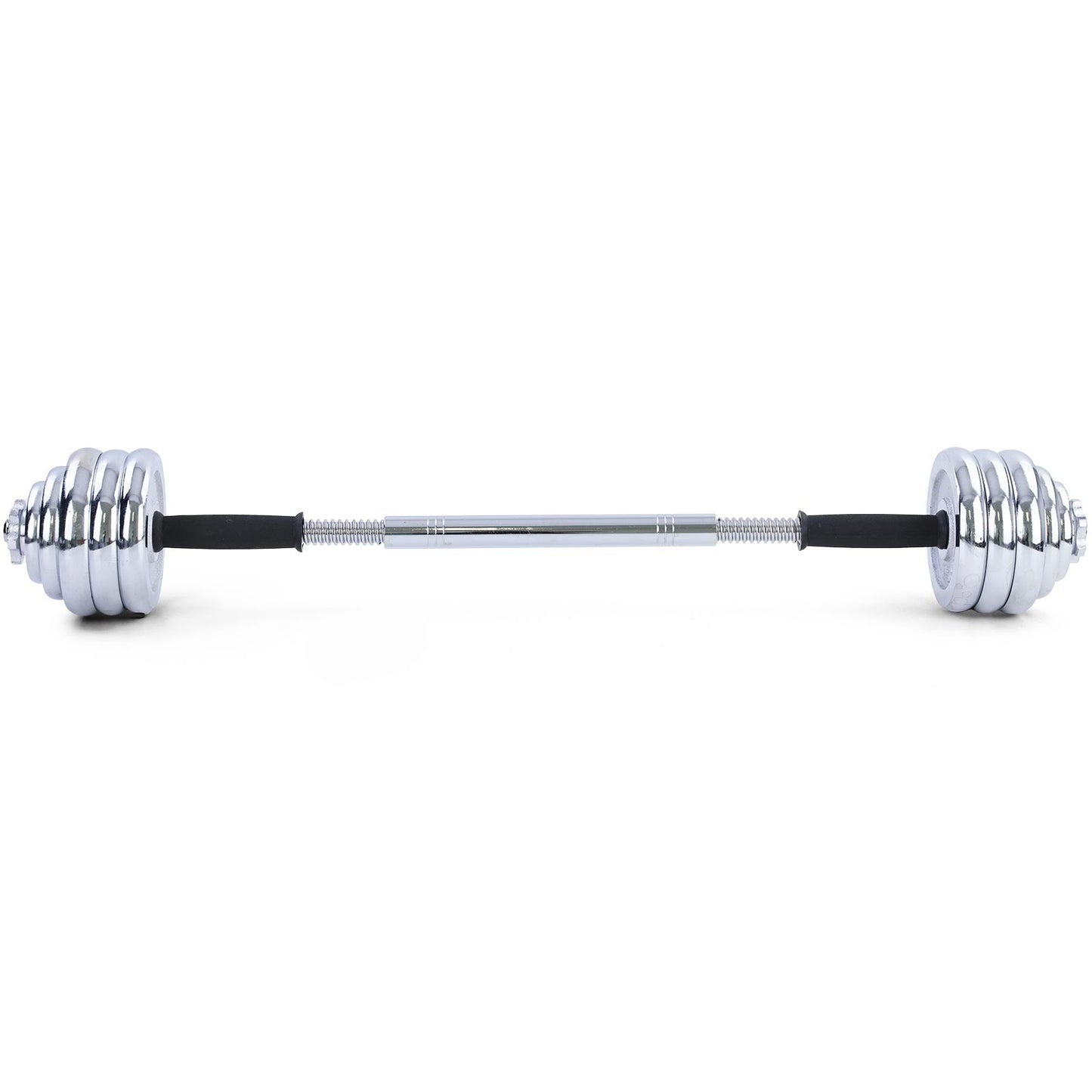 Dumbellset - 30 kg Chroom Gietijzer - Chroom