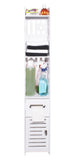 KAST - Semi-open - 5 planken - Wit - 120x20x20 cm