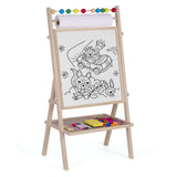 SCHRIJFBORD - Magnetisch & Krijt - 62x28x44 cm