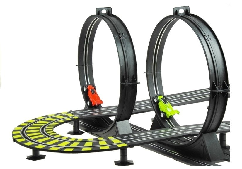 RACEBAAN - 1157cm Lengte - Inclusief 2 Formule 1 Auto's