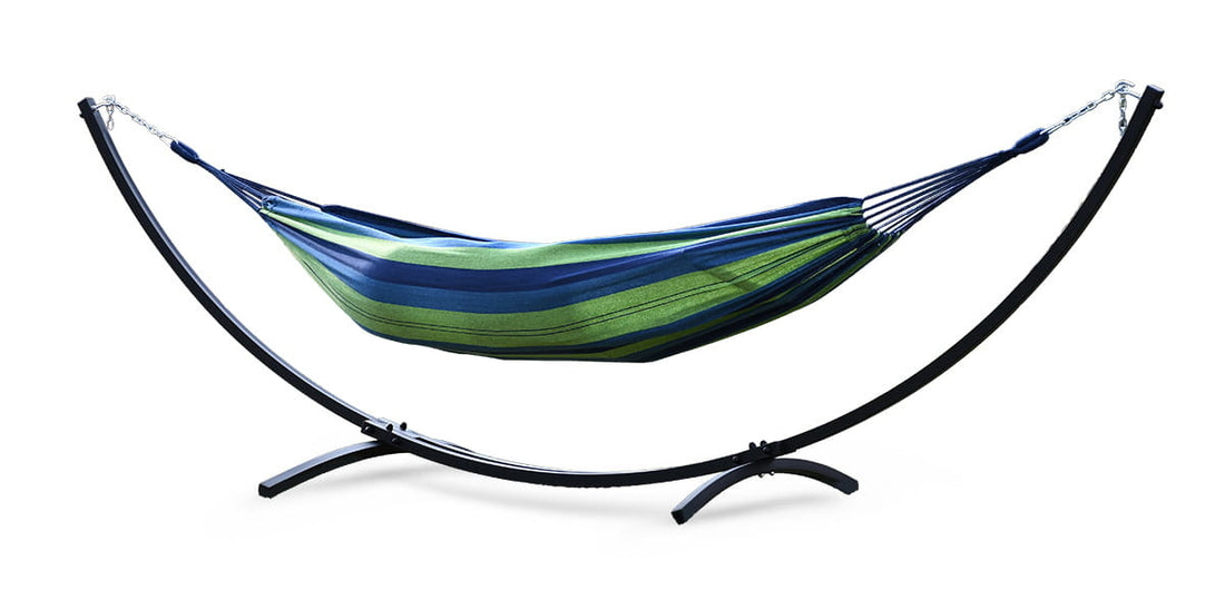 HANGMAT FRAME - Staal 220kg Weerbestendig - Zwart 300x130cm