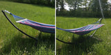 HANGMAT - Stalen Frame 220kg Weerbestendig - Zwart 220x160cm