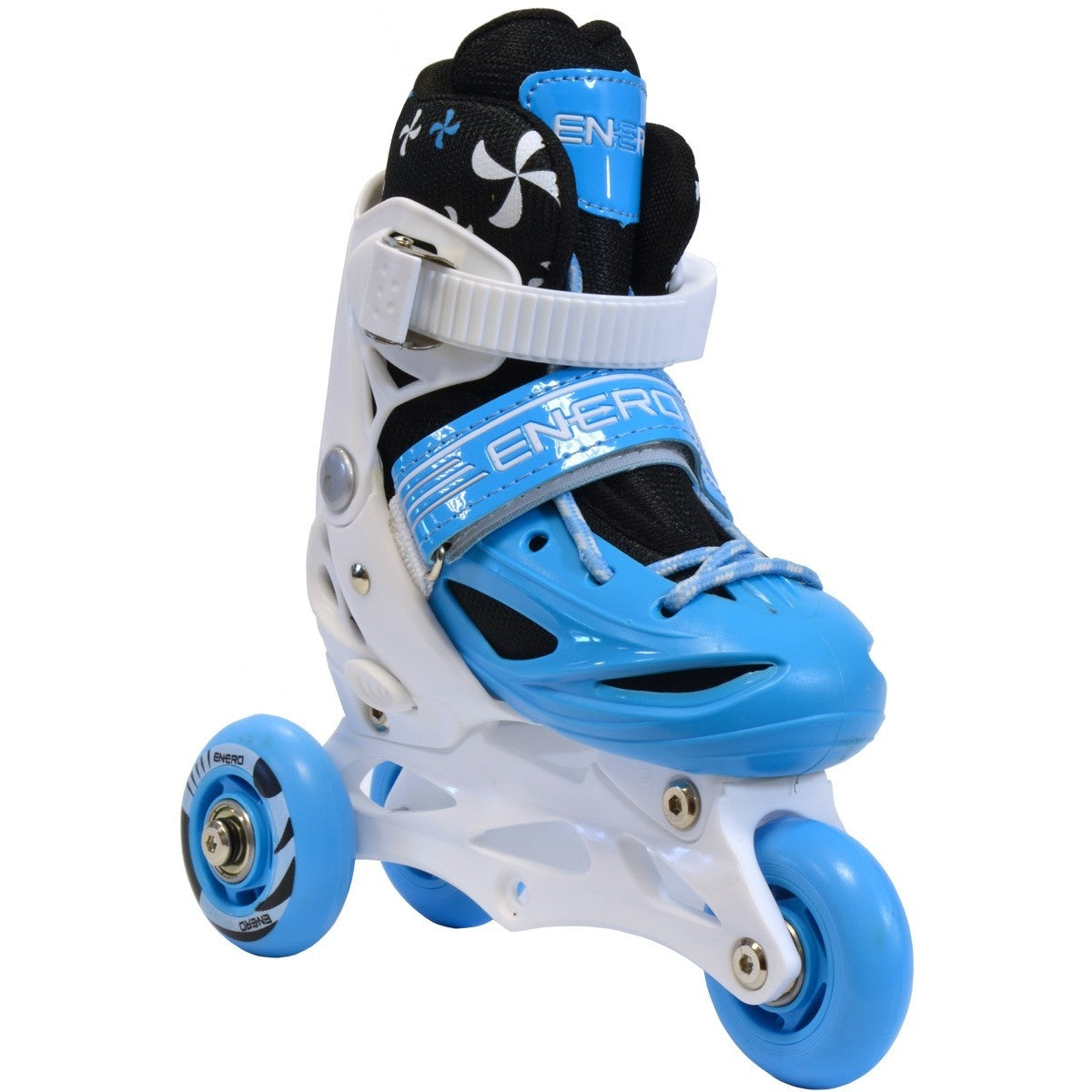 INLINE SKATES - 4-in-1 Verstelbaar - Blauw/Wit - Maat 26-29