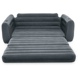 SLAAPBANK - Dura-Beam Fiber - Grijs - 224x203x66 cm