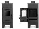 HOUTKACHEL - 7,5 kW - Energielabel A+ - Antraciet