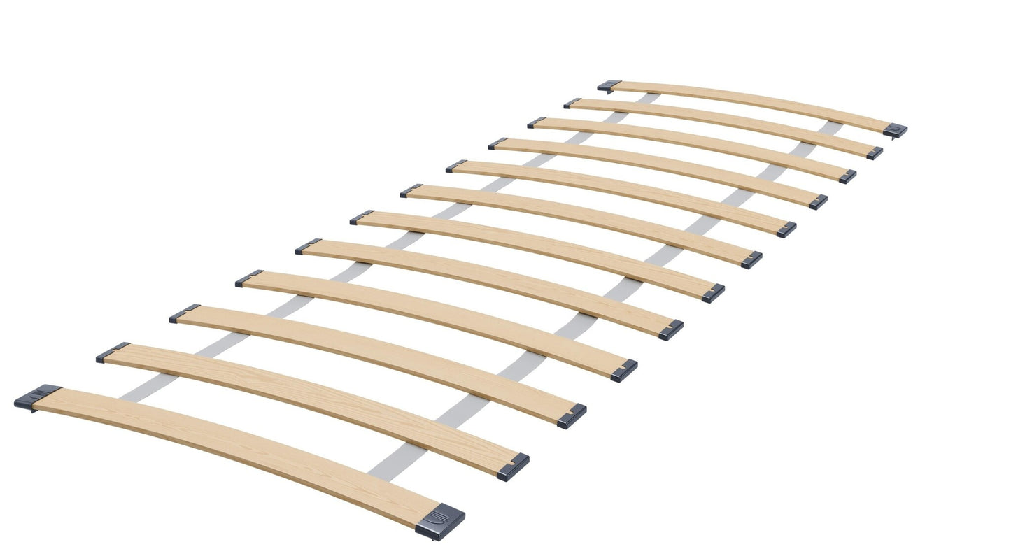 kinderbed - bedbank met opberglades en veiligheidsbarrière - wit/grijs - 160x80 cm