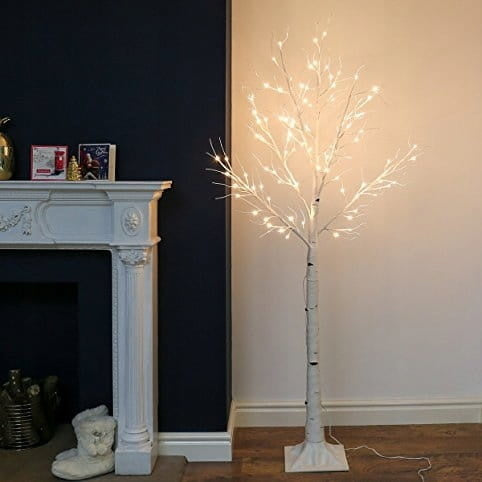 KUNSTBOOM - 150 cm - 120 LED - IP44 - wit