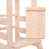 LEERTOR - Verstelbaar Berkenhout - 90cm Hoogte