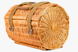 Picknickmand - Handgemaakt Riet - Inclusief Servies en Deken - 2 Personen